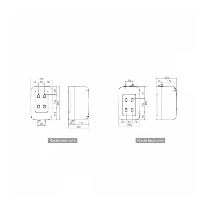Bojler Termorad BT6P niskomontažni