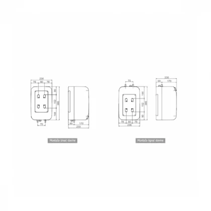 Bojler Termorad BT6P niskomontažni