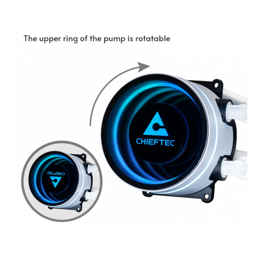 CHIEFTEC Iceberg 360 CLC-360-RGB-W belo vodeno hlađenje