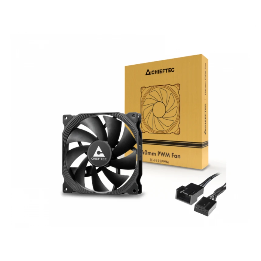 CHIEFTEC Ventilator ZF-1425PWM 140mm x 140mm x 25mm 