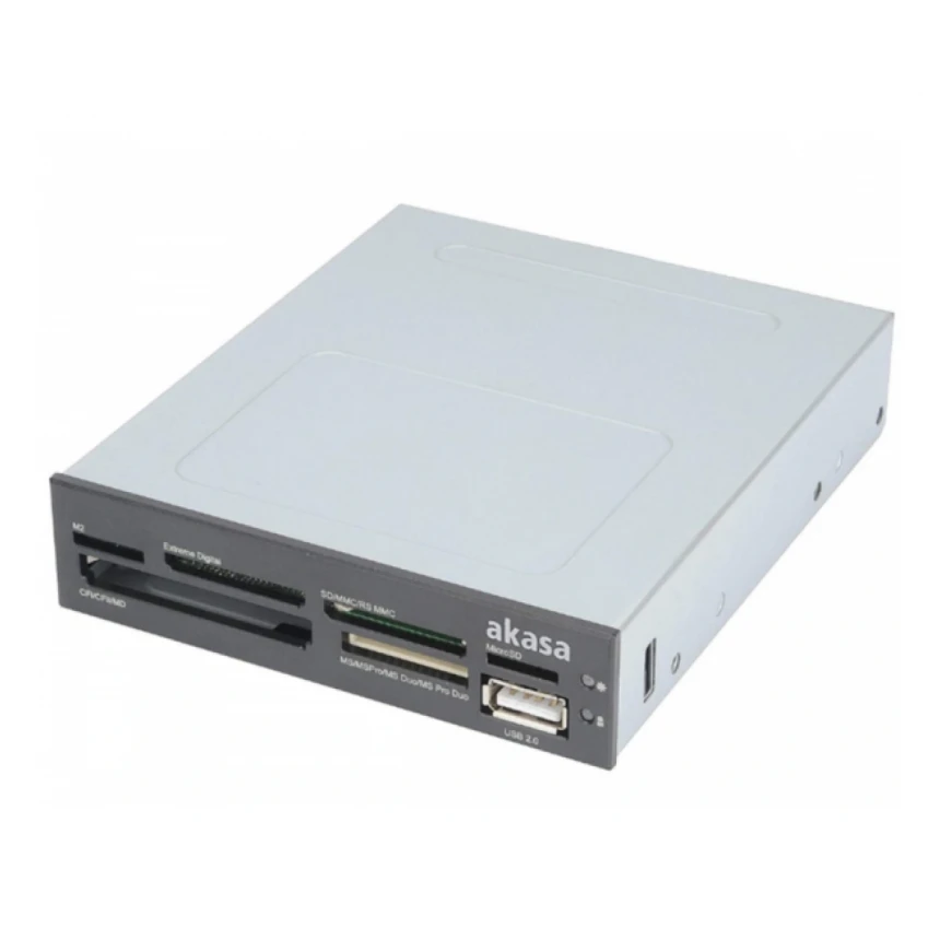 Citac kartica 3.5" Akasa AK-ICR-07 Internal 6-Port Card Reader - black