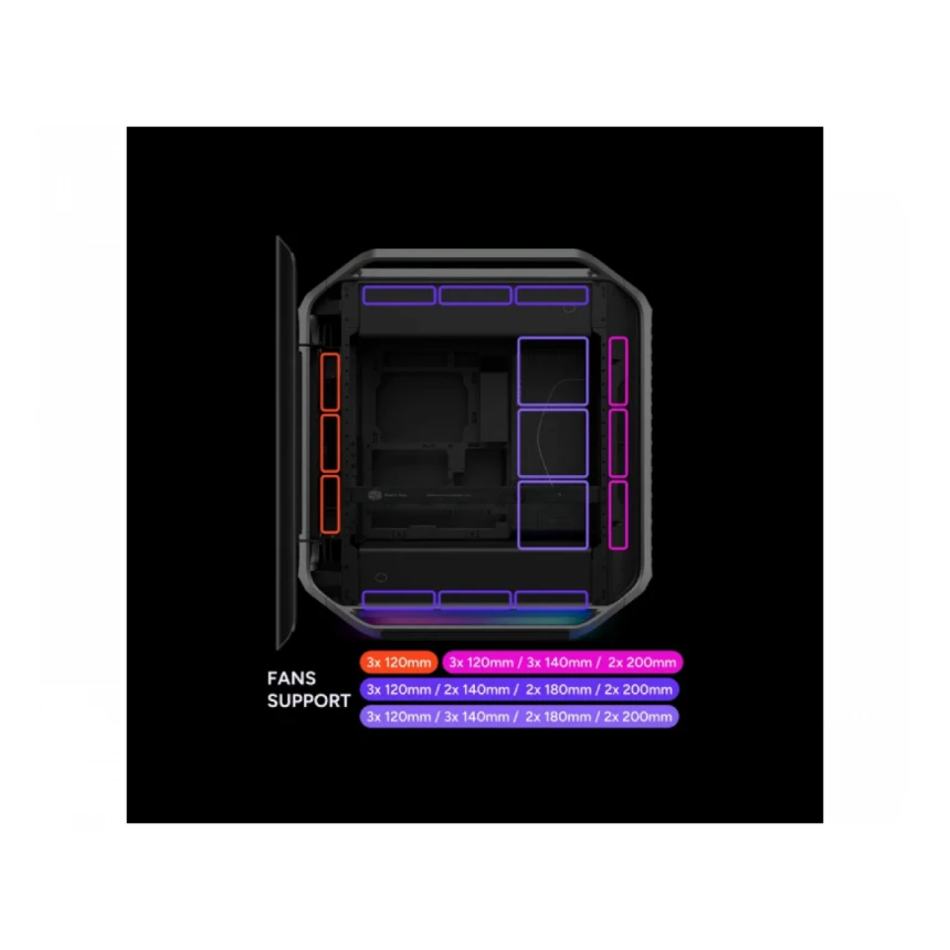 COOLER MASTER COSMOS Alpha Silver Gaming kućište (C700-KGNN-S00) sivo 