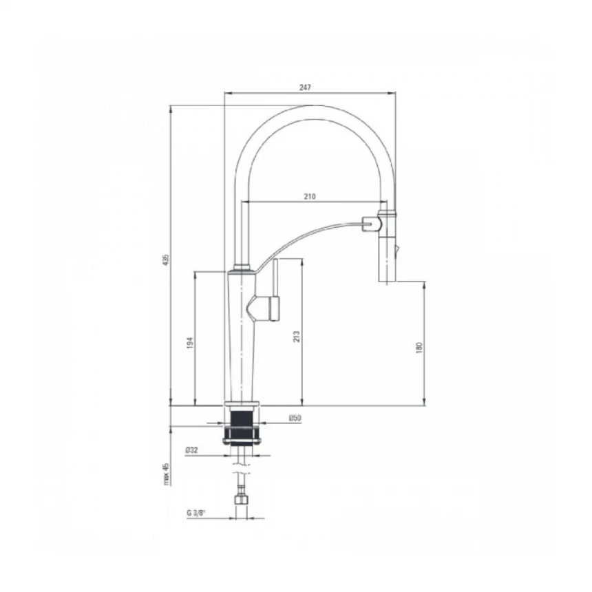 Corda slavina BRC D72M