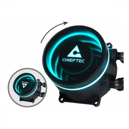 CPU Hladnjak Chieftec Iceberg 360 RGB, CRNI  CLC-360-RGB