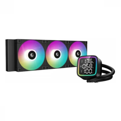 CPU Hladnjak DeepCool LD360 ARGB LCD ekran CRNO, R-LD360-BKMSN-G-1