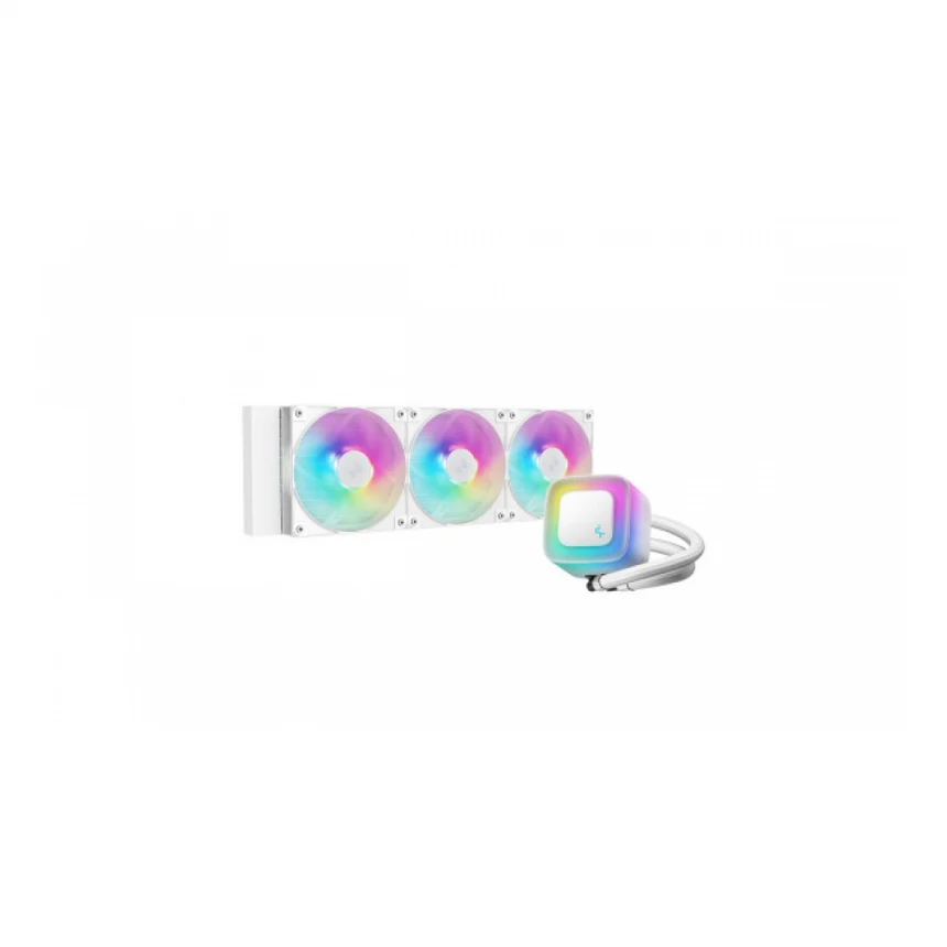 CPU Hladnjak DeepCool LE360 V2 ARGB Belo, R-LE360-WHAMMN-G-2