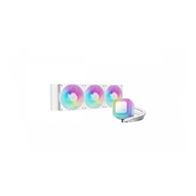 CPU Hladnjak DeepCool LE360 V2 ARGB Belo, R-LE360-WHAMMN-G-2