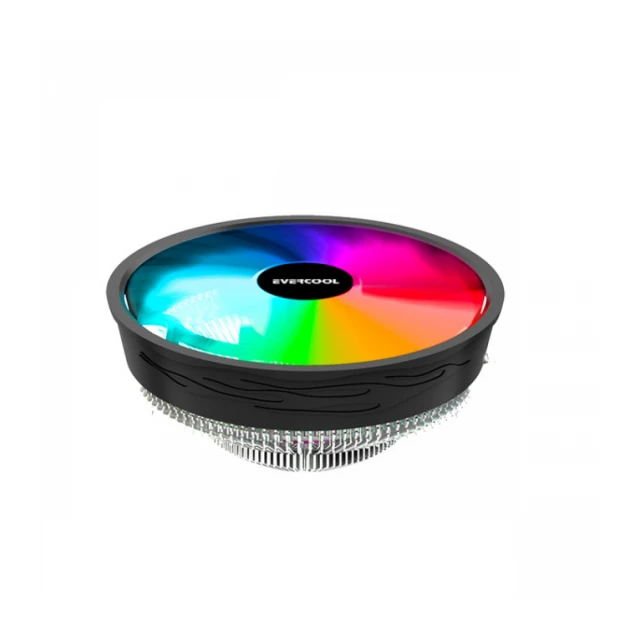 CPU Hladnjak Evercool CS-02 Rainbow LGA1700/AMD AM5 3Pin 12cm fan