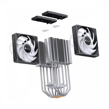 CPU Hladnjak Jonsbo CR-3000E DualTower RGB 260W TDP CRNI