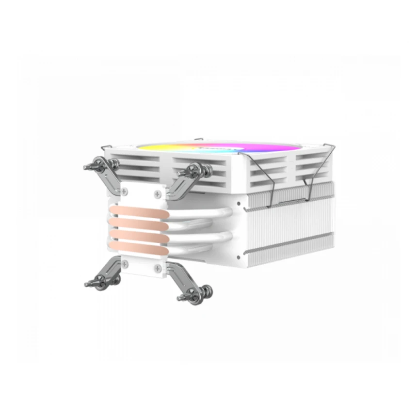 CPU Hladnjak Raidmax AC1204 120mm RGB/PWM/4 heatpipe/White, AC1204KPW