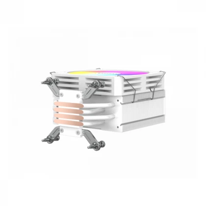 CPU Hladnjak Raidmax AC1204 120mm RGB/PWM/4 heatpipe/White, AC1204KPW