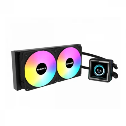 CPU hladnjak Raidmax INFINITA LM240 ARGB LCD 2.73" Black, LM240BK