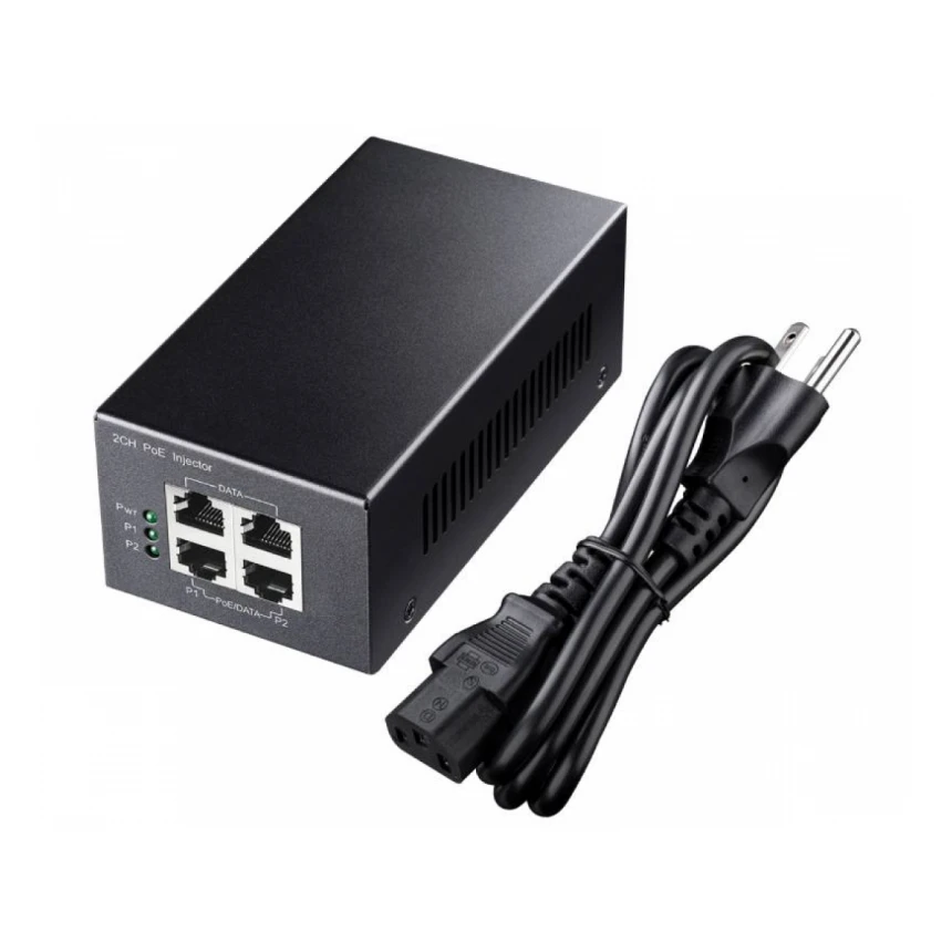 CUDY POE220 2 Channel 30W Gigabit PoE+/PoE Injector 