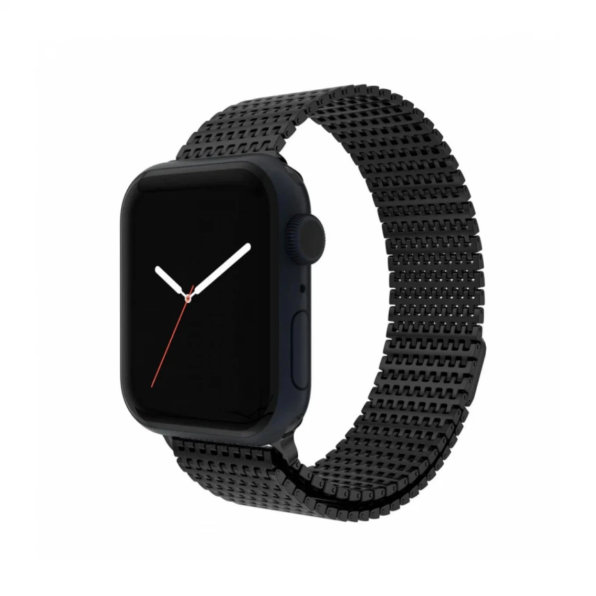CUREA METALICA MESH NEXT ONE PENTRU APPLE WATCH 41MM, Negru