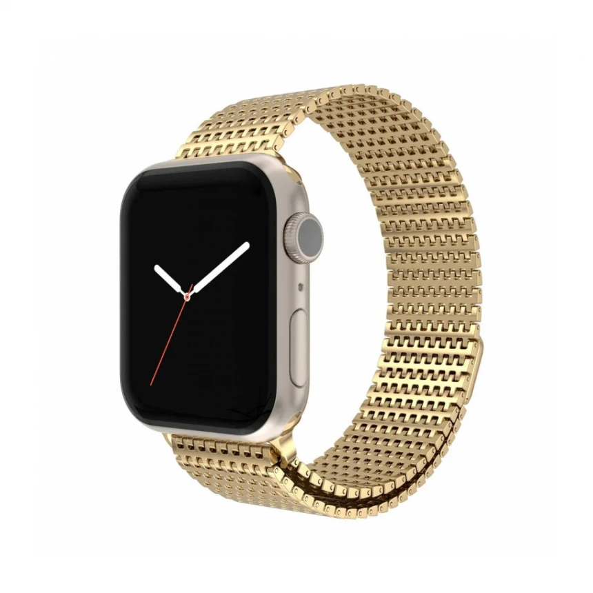 CUREA METALICA MESH NEXT ONE PENTRU APPLE WATCH 41MM, Auriu