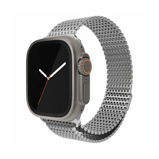 CUREA METALICA MESH NEXT ONE PENTRU APPLE WATCH 45/49MM, Argintiu
