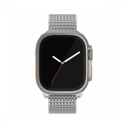 CUREA METALICA MESH NEXT ONE PENTRU APPLE WATCH 45/49MM, Argintiu