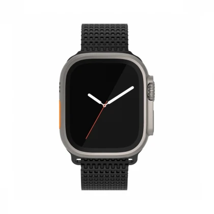 CUREA METALICA MESH NEXT ONE PENTRU APPLE WATCH 45/49MM, Negru
