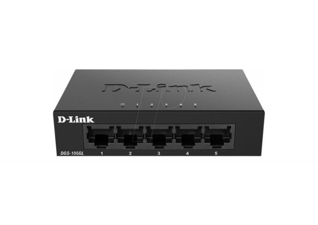 D-Link 5-port Gigabit neupravljiv metal switch DGS-105GL/E