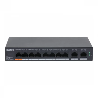 DAHUA CS4010-8ET-60 10-Port Cloud Managed Desktop Switch with 8-Port PoE 
