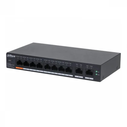DAHUA CS4010-8ET-60 10-Port Cloud Managed Desktop Switch with 8-Port PoE 