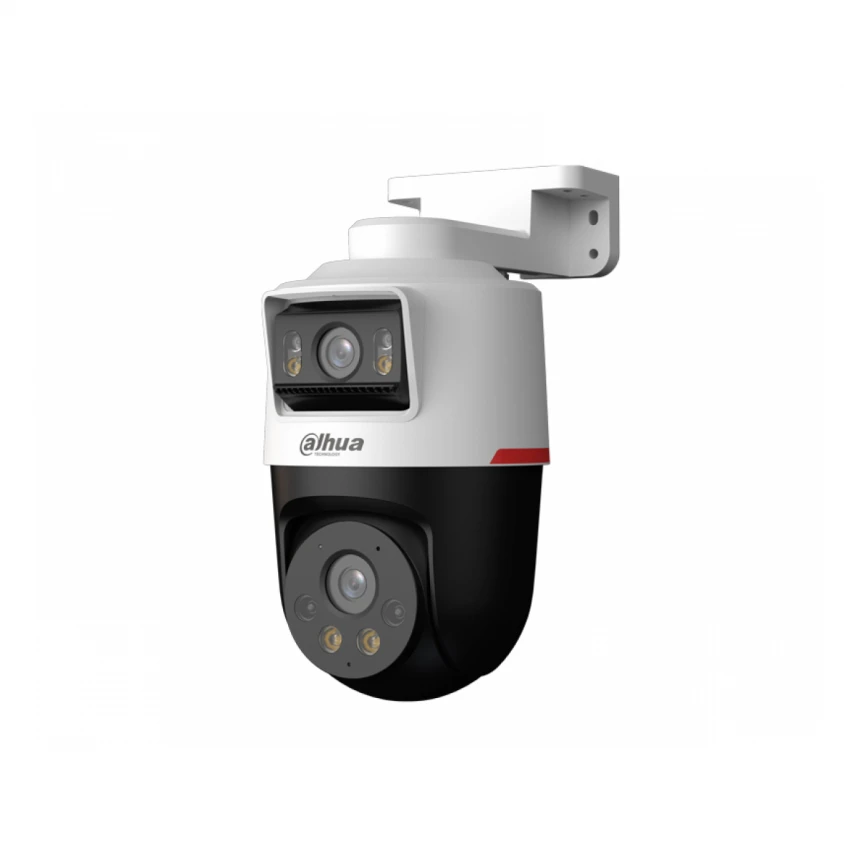 DAHUA IPC-PTS2249B-E2-S-PV-PRO 2+2 MP WizColor Active Deterrance Dual-lens Fixed-focal Pan & Tilt WizSense Network kamera 