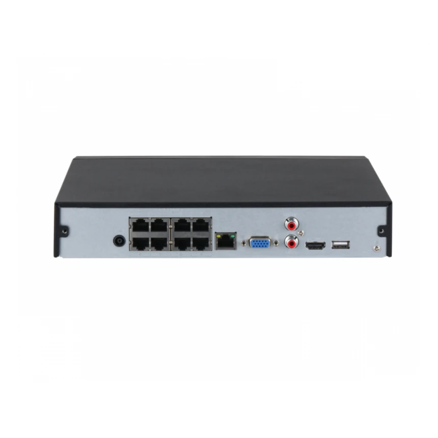 DAHUA NVR4108HS-8P-4KS3 8CH Compact 1U 8PoE 1HDD Lite Network Video Recorder 