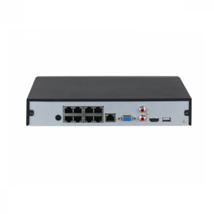 DAHUA NVR4108HS-8P-4KS3 8CH Compact 1U 8PoE 1HDD Lite Network Video Recorder 