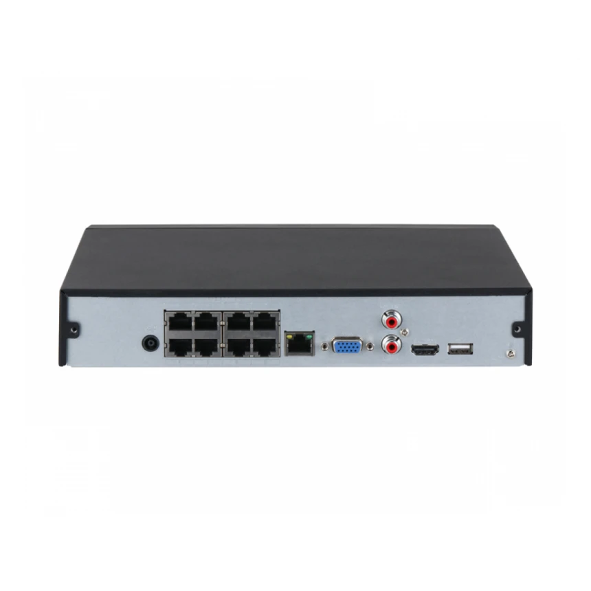 DAHUA NVR4108HS-8P-EI  4K 8-kanalni Compact 1U 8PoE 1HDD WizSense Network Video Recorder 