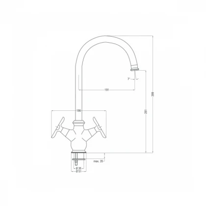 Deante Slavina Ixia CH BGX 062D