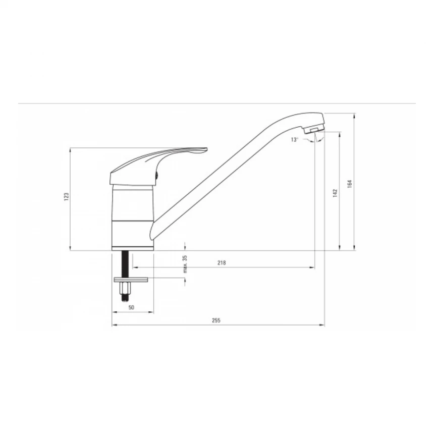 Deante Slavina Pepe BL BDP 260M