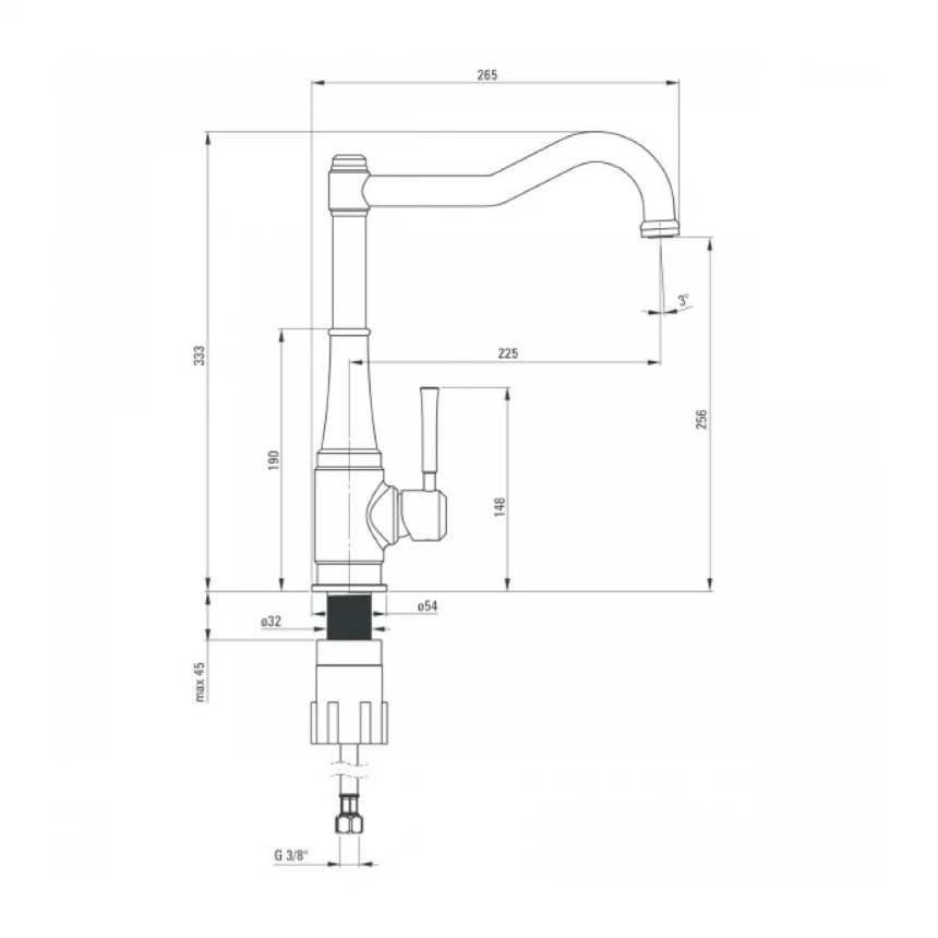 Deante Slavina Tamizo  BQT D63M