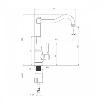 Deante Slavina Tamizo  BQT D63M