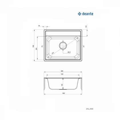 Deante sudopera Soul 60/IXD ZYU 3103