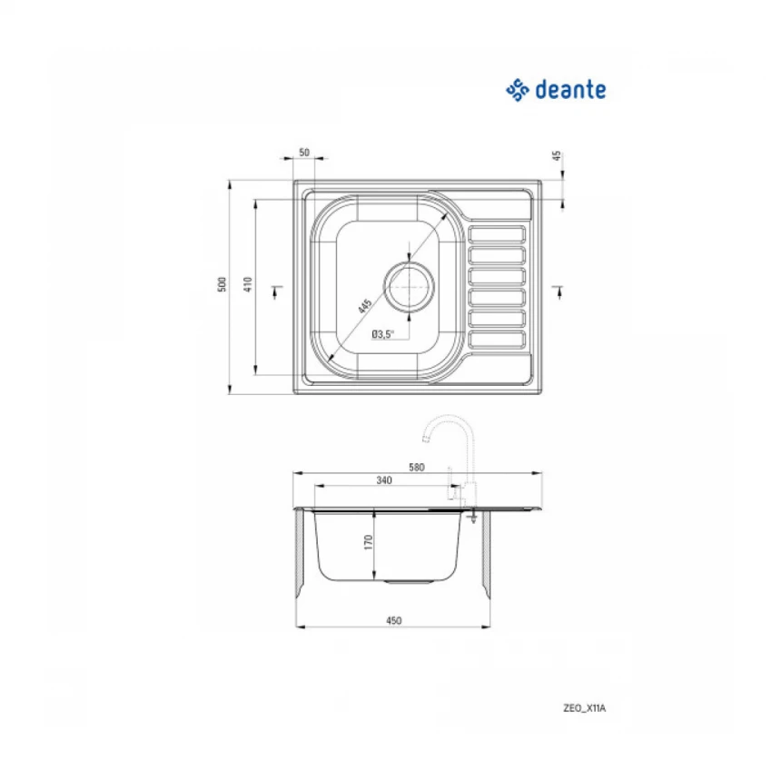 Deante Sudopera Soul Decor 58/IX/O ZEO 311A