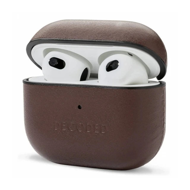 DECODED leather Aircase Airpods 3rd Gen Chocolate Brown