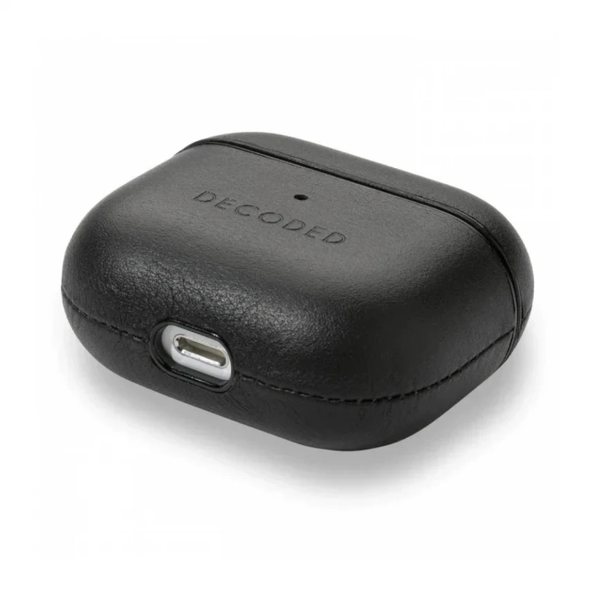 Decoded Leather Aircase, black - Airpods 3