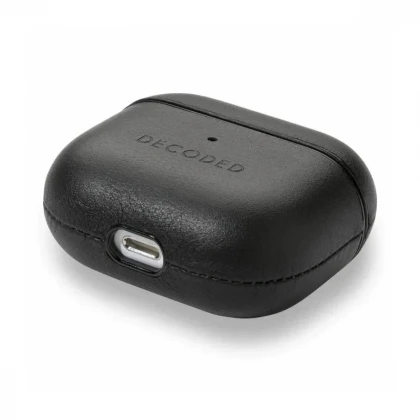 Decoded Leather Aircase, black - Airpods 3