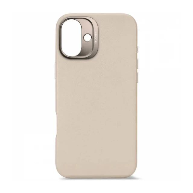 DECODED Leather Backcover for iPhone 16 Plus