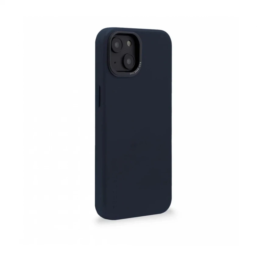 Decoded Leather Backcover, navy - iPhone 14 Max