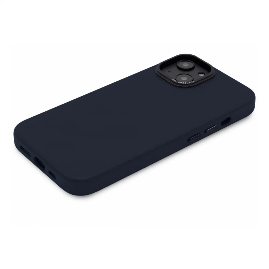 Decoded Leather Backcover, navy - iPhone 14 Max