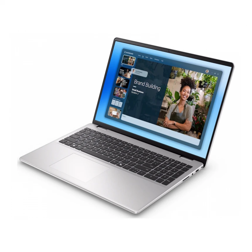 DELL 16 DC16251 16 inch FHD+ 300nits Core 7 150U 16GB 512GB SSD Backlit FP metalni silver laptop