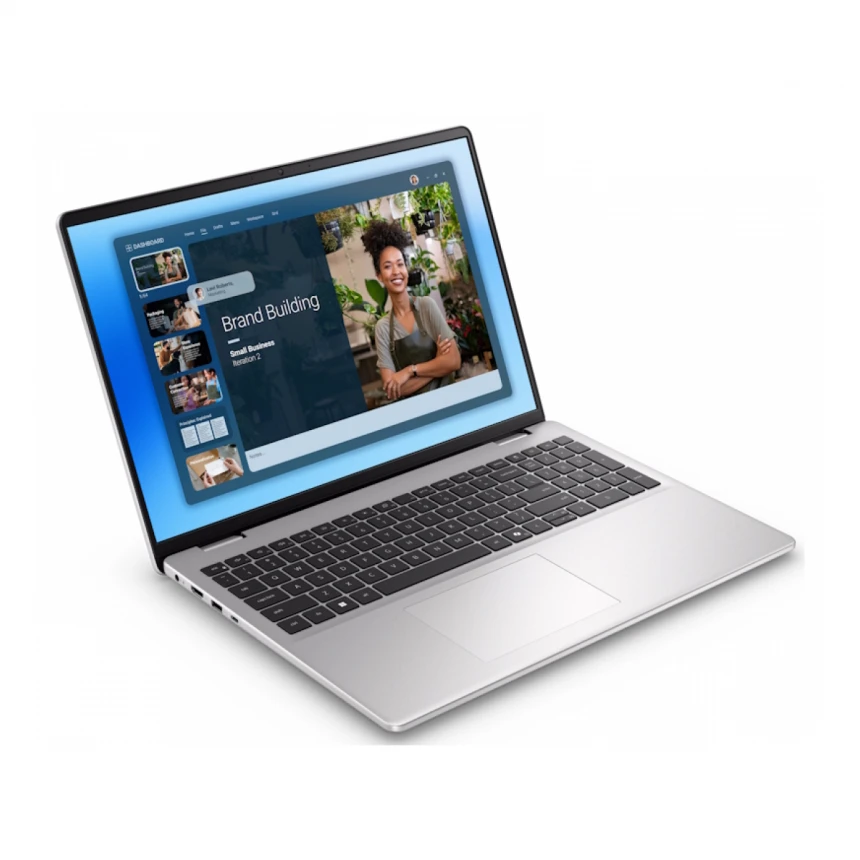 DELL 16 DC16251 16 inch FHD+ 300nits Core 7 150U 32GB 1TB SSD Backlit FP metalni silver laptop 