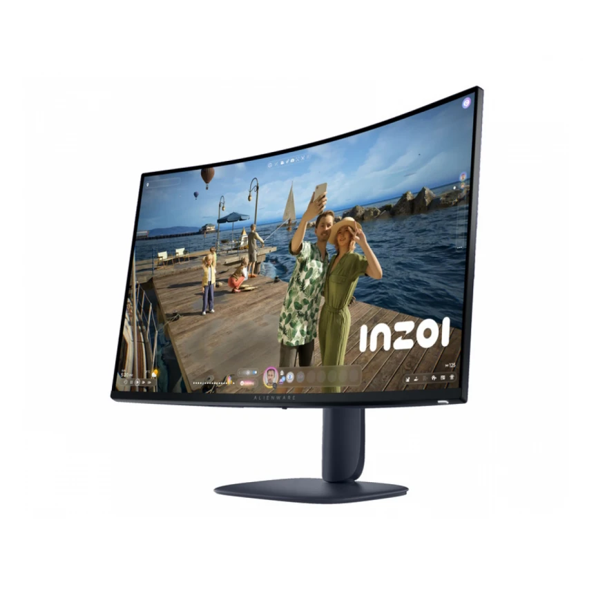 DELL 31.5 inch AW3225DM QHD 180Hz FreeSync Alienware Gaming zakrivljeni monitor 