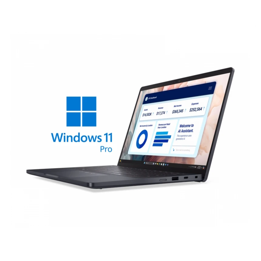 DELL Pro 13 Premium 13.3 inch FHD+ 400nits Core Ultra 7 266V 16GB 512GB SSD Intel Arc Backlit FP Win11Pro 3yr ProSupport laptop 