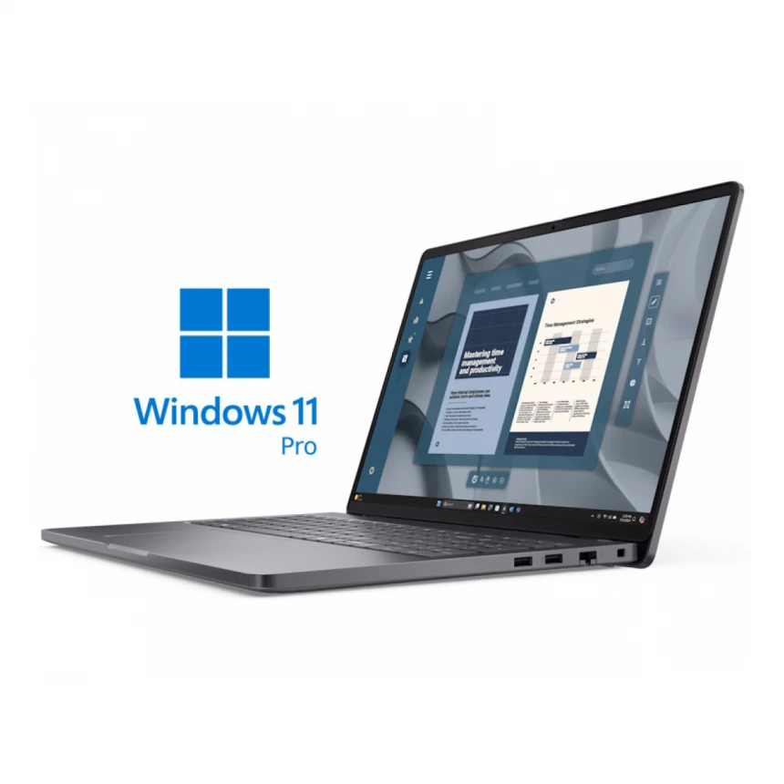 DELL Pro 16 16 inch FHD+ 300nits Ryzen 5 220 8GB 512GB SSD Backlit FP Win11Pro 3yr ProSupport 