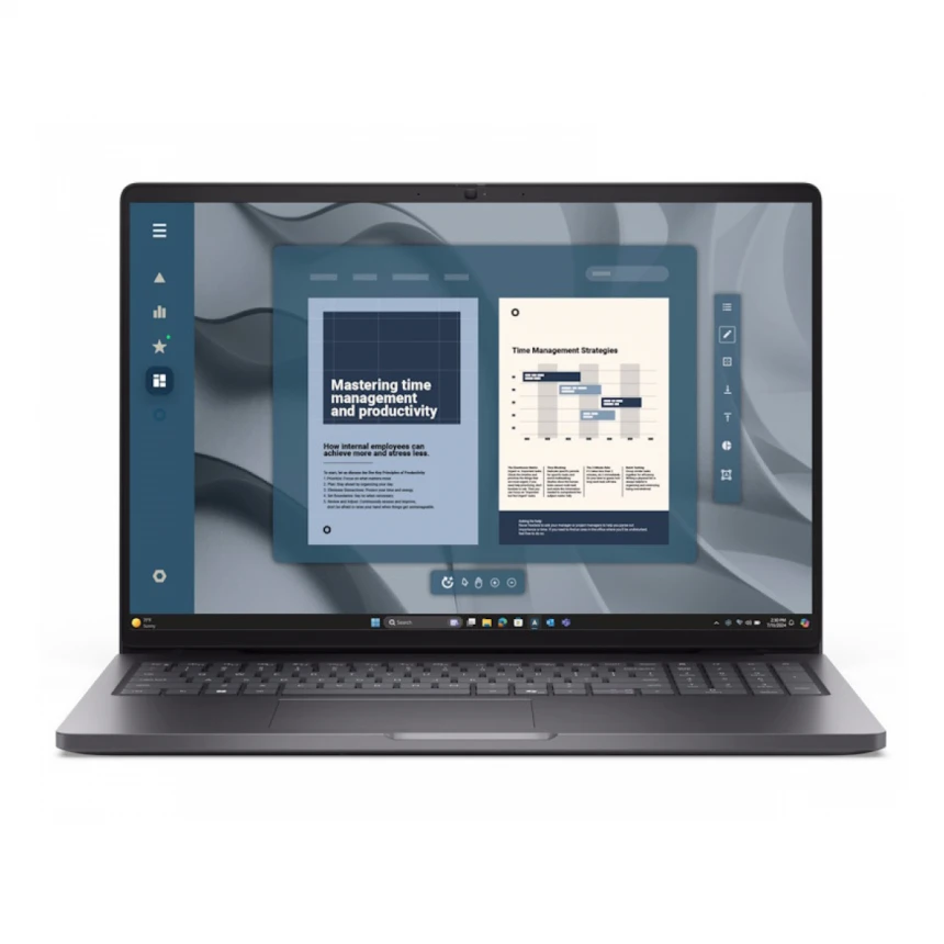 DELL Pro 16 16 inch FHD+ 300nits Ryzen 5 220 8GB 512GB SSD Backlit FP Win11Pro 3yr ProSupport 