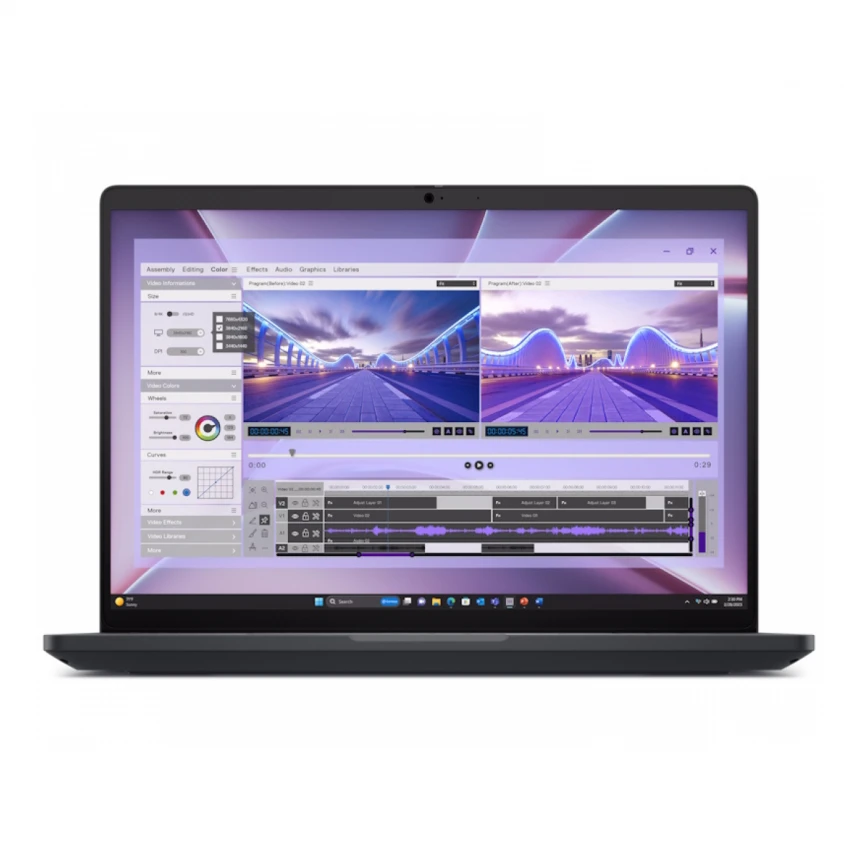 DELL Pro Max 16 16 inch FHD+ 300nits Core Ultra 7 255H 32GB 1TB SSD Backlit FP SC Win11Pro 3yr ProSupport laptop 