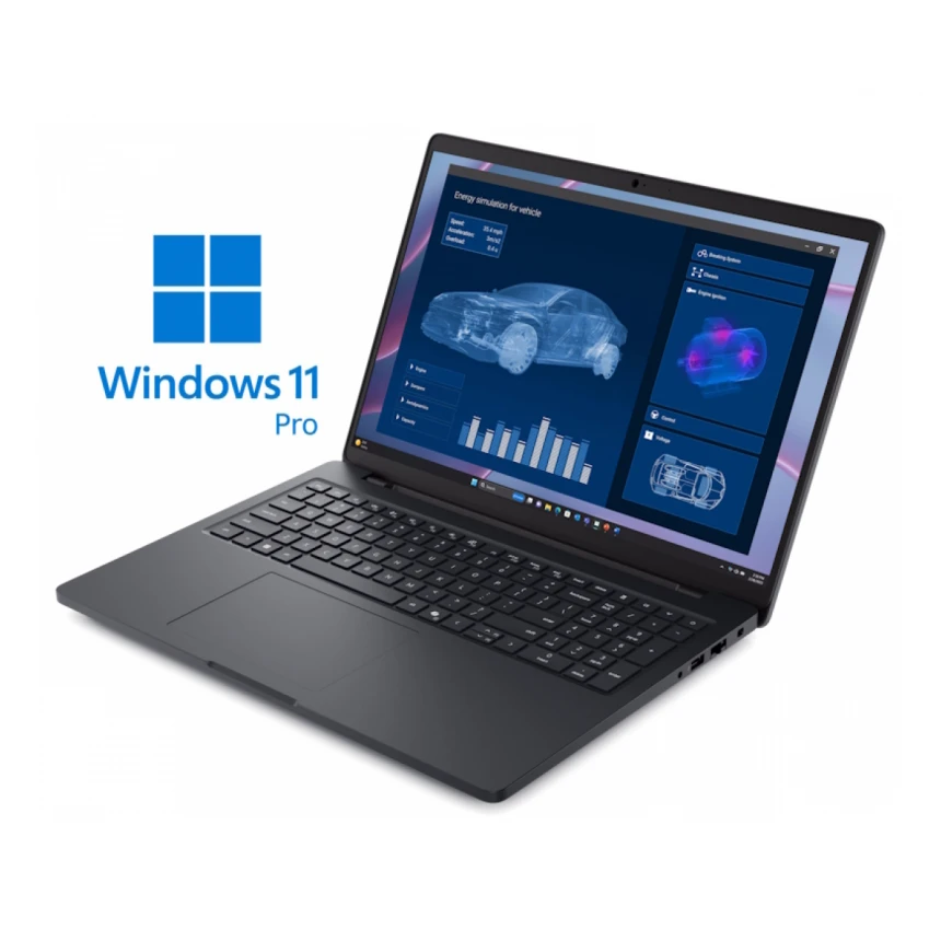 DELL Pro Max 16 16 inch FHD+ 300nits AMD Ryzen AI 9 HX PRO 370 32GB 1TB SSD RTX PRO 1000 8GB Backlit FP Win11Pro 3yr ProSupport laptop 