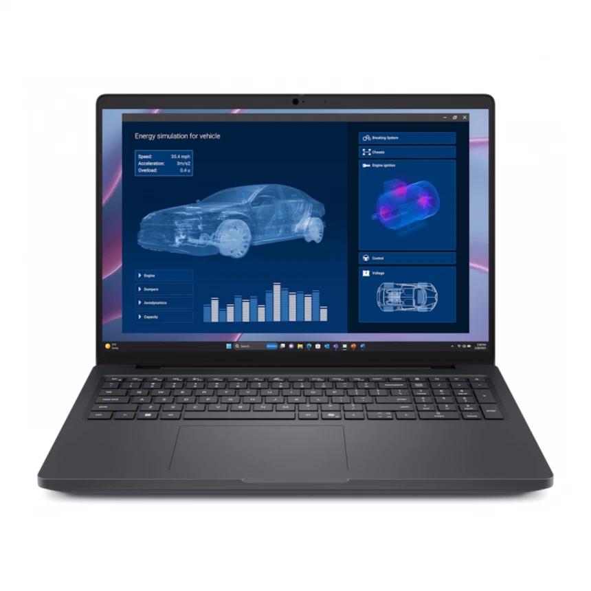 DELL Pro Max 16 16 inch FHD+ 300nits AMD Ryzen AI 9 HX PRO 370 32GB 1TB SSD RTX PRO 1000 8GB Backlit FP Win11Pro 3yr ProSupport laptop 